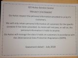 GDPR Privacy Policy: Click Here To View Larger Image